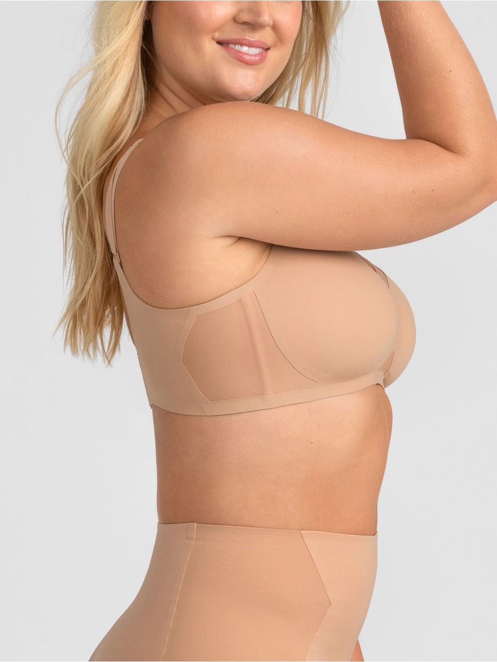 Honeylove Nude CrossOver Bra NWT Size XL - Picture 4 of 8
